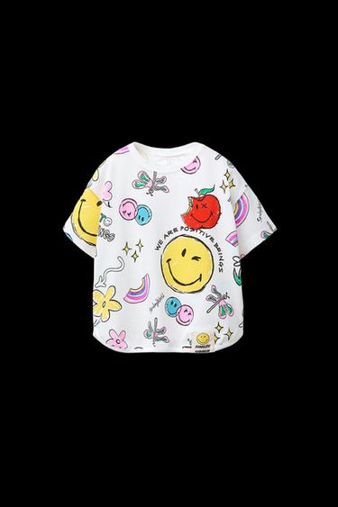 SMILEYWORLD ® T-SHIRT - White by Zara - Image 0