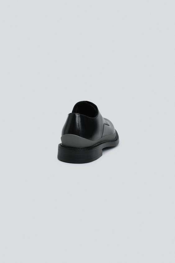 CHAUSSURES EN CUIR - Noir de Zara - Image 3