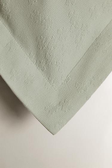 HOUSSE DE COUSSIN TRÈFLE - Vert de Zara - Image 1