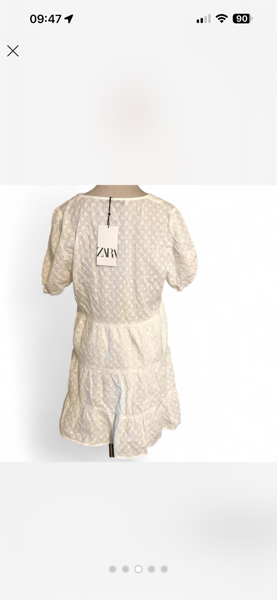 VESTIDO PANELES BORDADOS PERFORADOS - Image 2