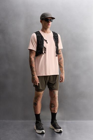 Zara BASIC TRAINING T-SHIRT - Pale pink - Image 0