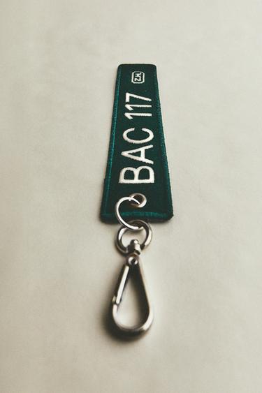 PORTE-CLÉS TOILE BAC 117 RUE DU BAC - Vert de Zara - Image 5
