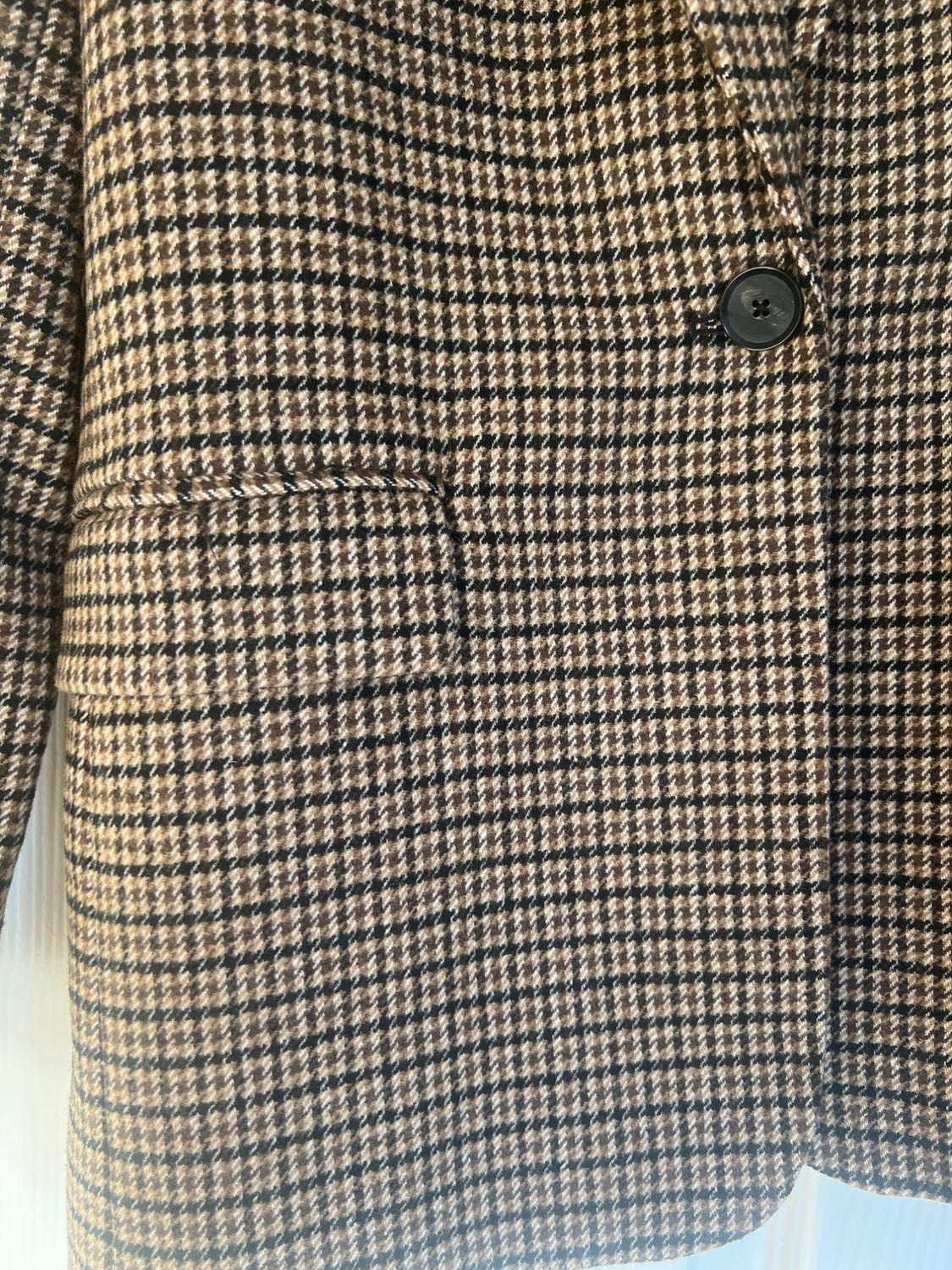 WOOL BLEND BLAZER WITH ELBOW PATCHES - Image 3