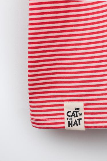 T-SHIRT RAYURES THE CAT IN THE HAT DR. SEUSS™ - Rouge de Zara - Image 3