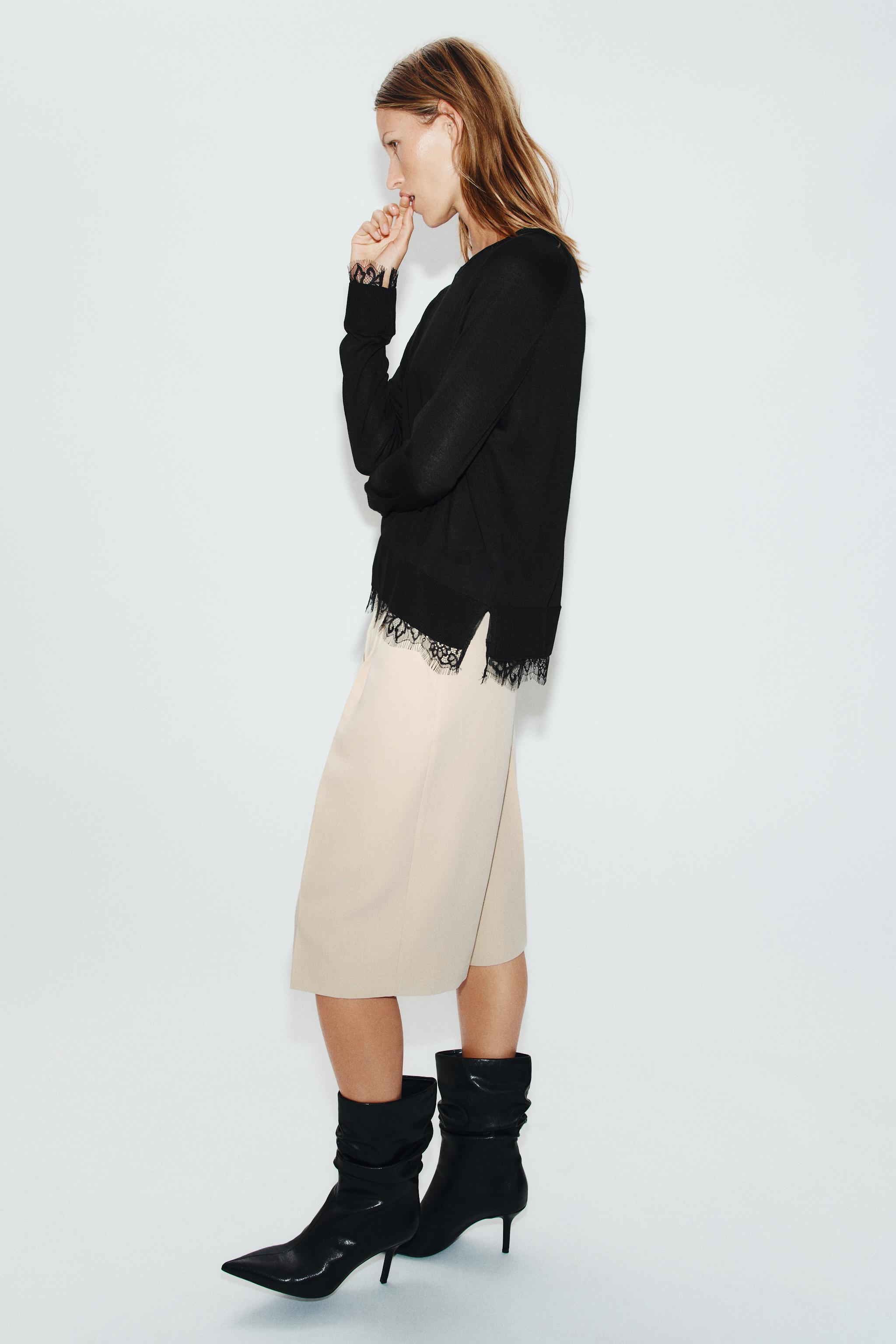 LACE KNIT JUMPER