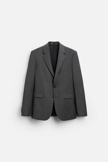 BLAZER TRAJE ESTRUCTURA - Gris Antracita de Zara