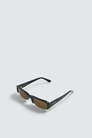 LUNETTES DE SOLEIL RECTANGULAIRES - Marron de Zara - Image 2