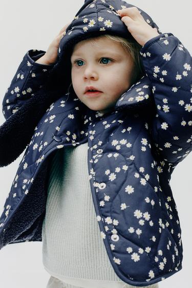 CAPUCHA ACOLCHADA ESTAMPADO DAISY - Marino de Zara