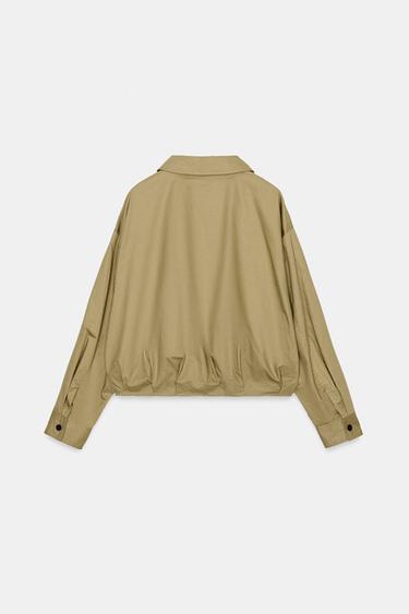 BALLOON JACKET - Khaki by Zara - Image 7