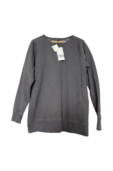 HEAVY COTTON FADEDEFFECT SWEATSHIRT