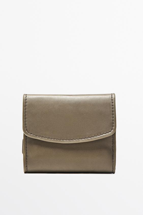Joyero mini piel napa - Negro oro de Zara - Imagen 0