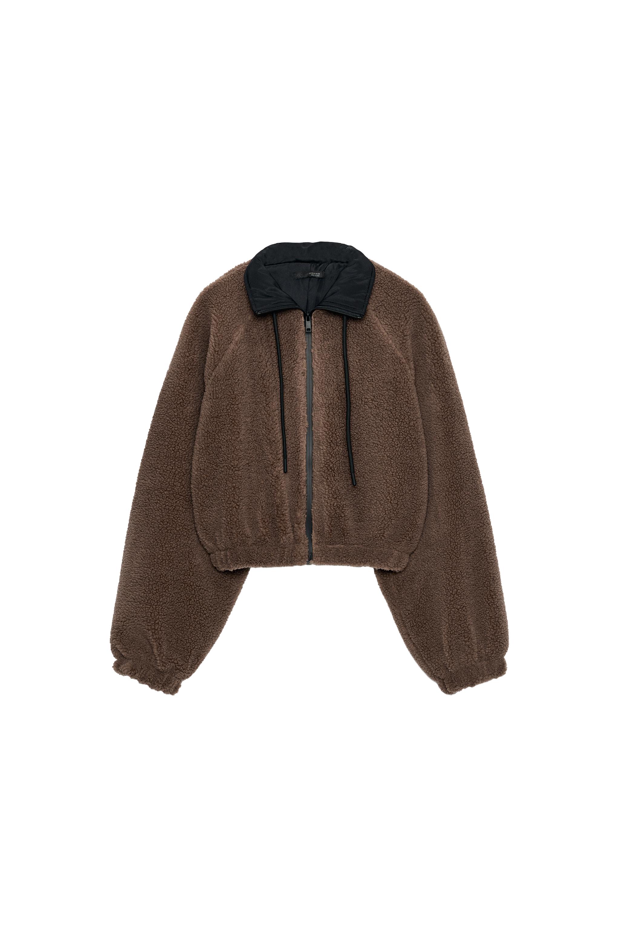 CHAQUETA BORREGUILLO CUELLO CONTRASTE
