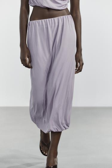 TULLE MIDI SKIRT - Blue by Zara - Image 0