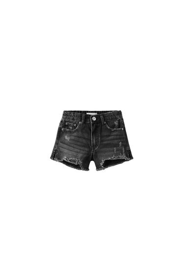 RIPPED MOM FIT SHORTS