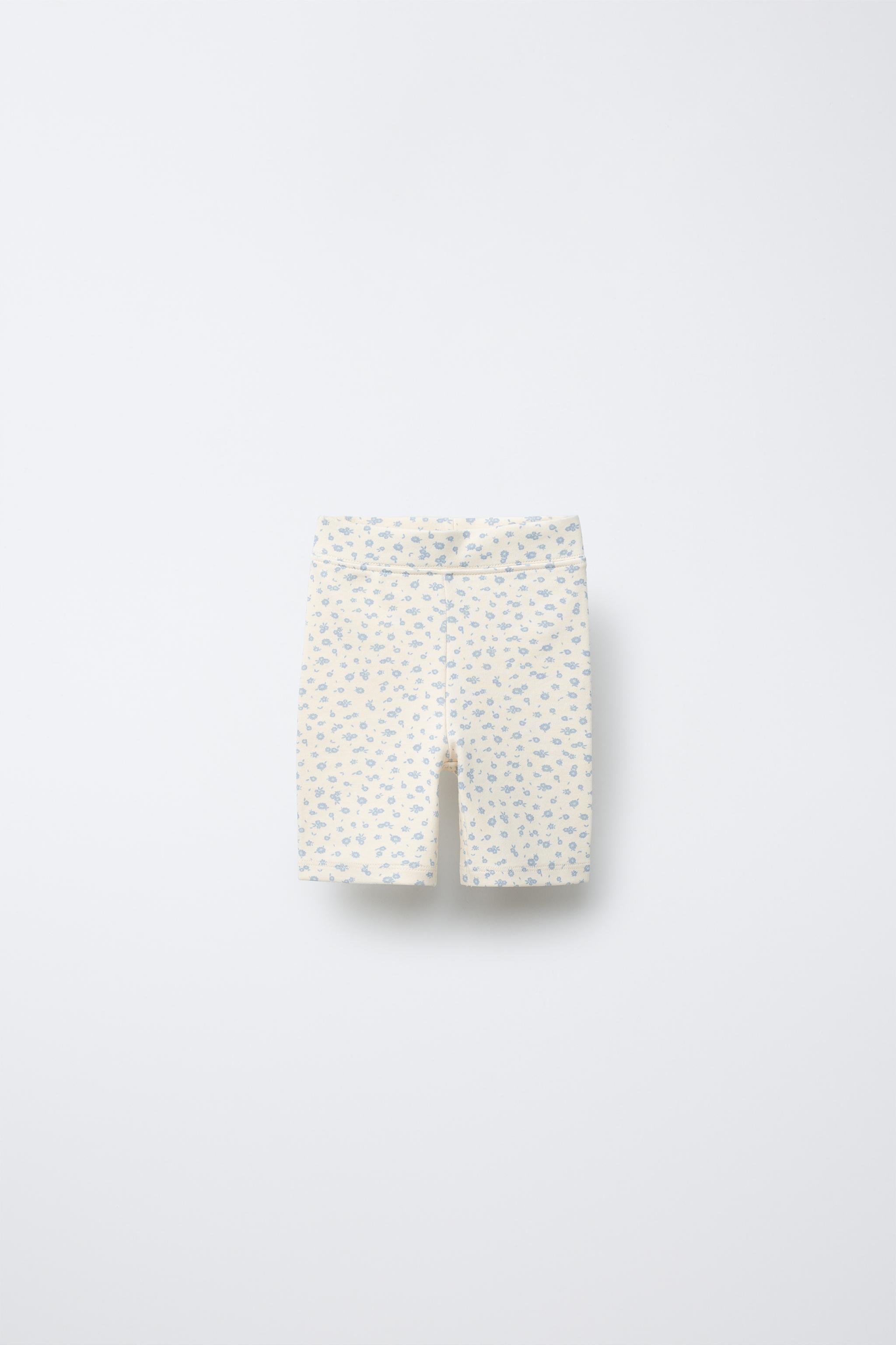 TWO-PACK FLORAL BIKE SHORTS - Gray | ZARA United States TWO-PACK FLORAL BIKE SHORTS - Gray | ZARA United States