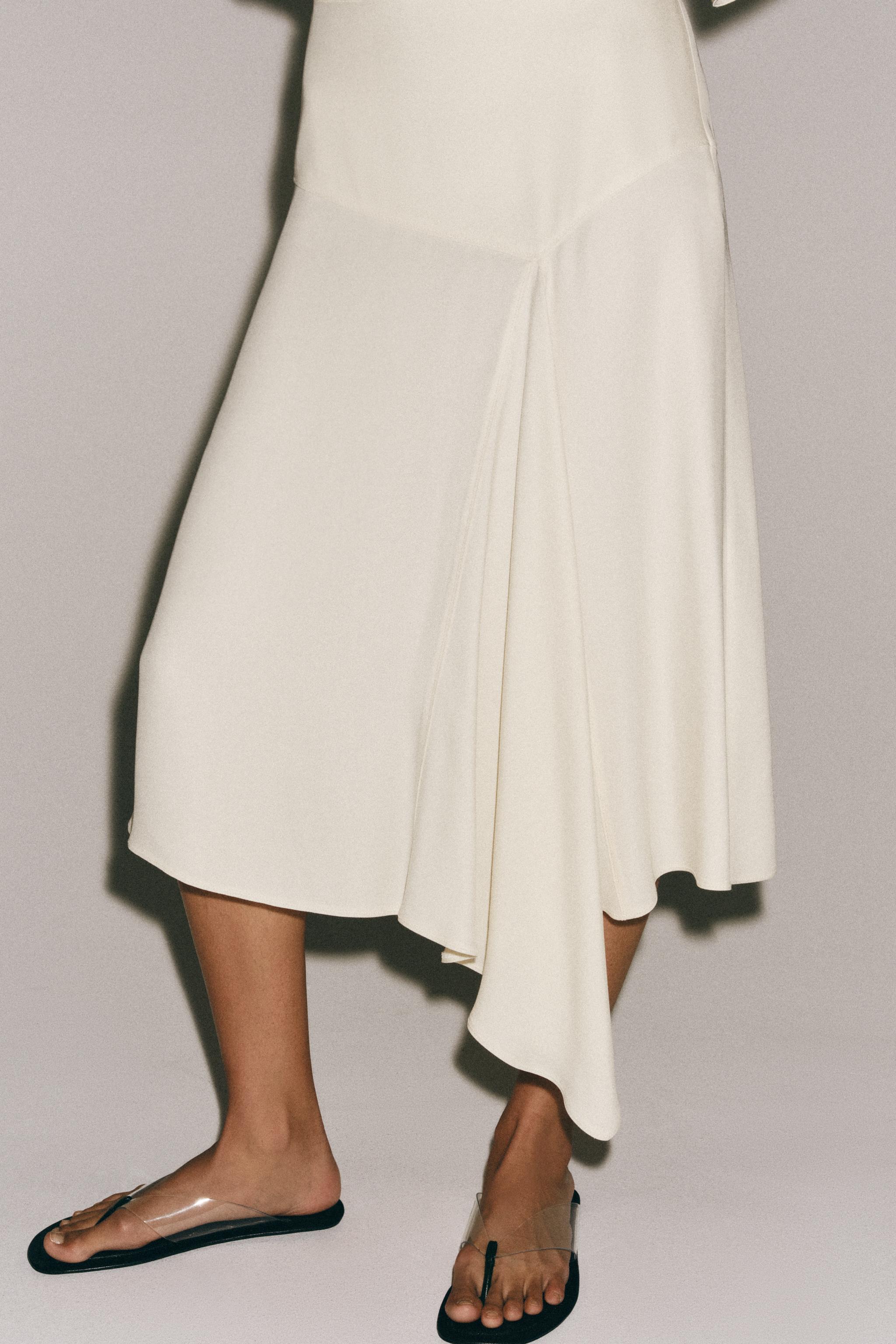 ZW COLLECTION FLOWY MIDI SKIRT