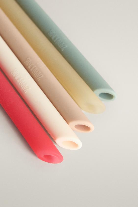 ENSEMBLE PAILLES SILICONE ENFANT (LOT DE 5) - Multicolore de Zara - Image 1