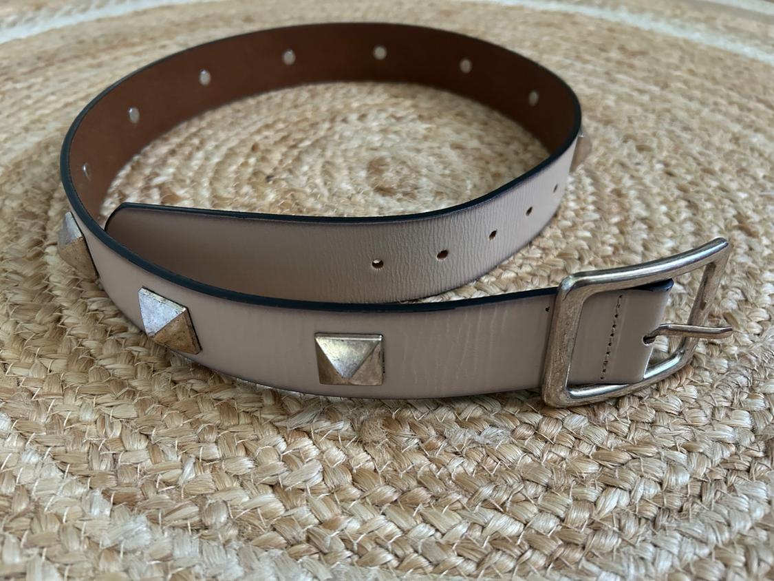 DISTRESSED EFFECT LEATHER BELT - Image 3