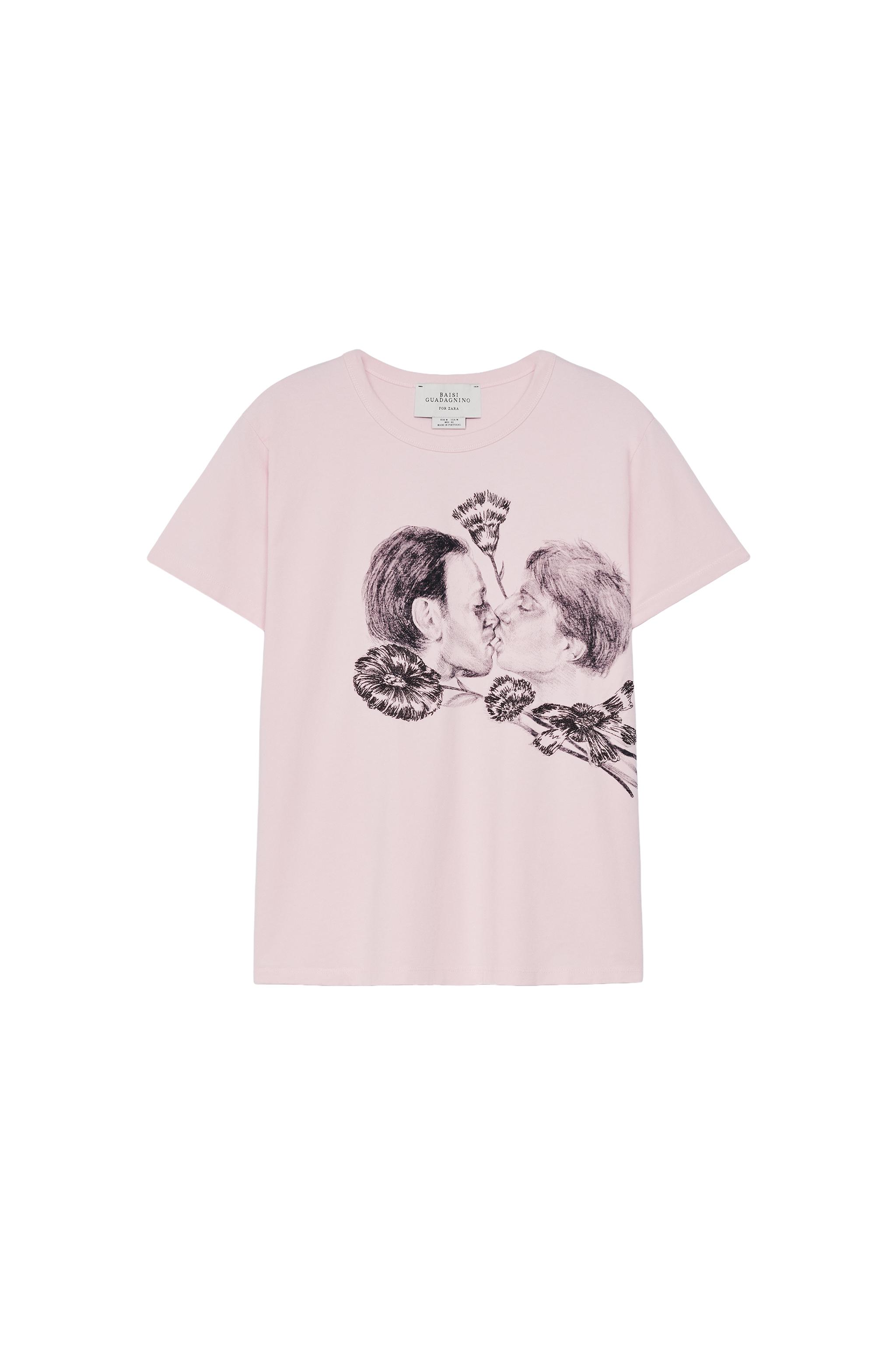 T-SHIRT IMPRIMÉ BAISER