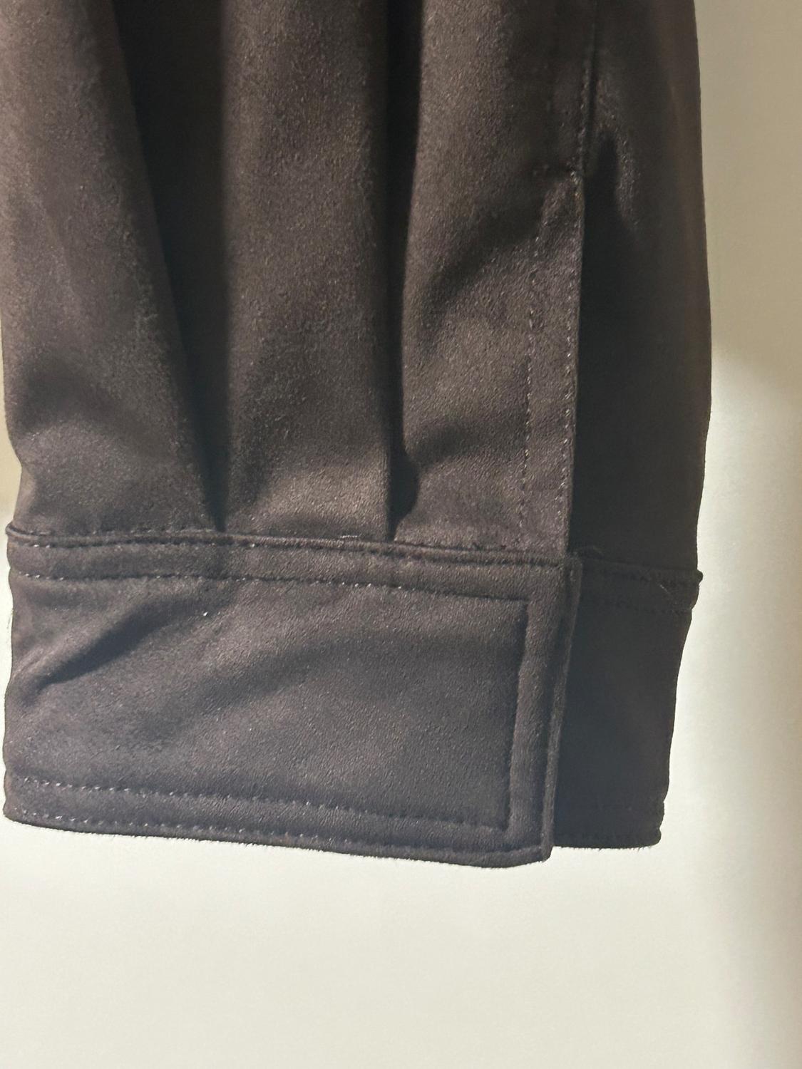 FAUX SUEDE BOMBER JACKET - Image 4
