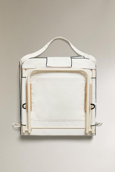 FOLDING BEACH FLOOR LOUNGER - Ivory by Zara - Image 4