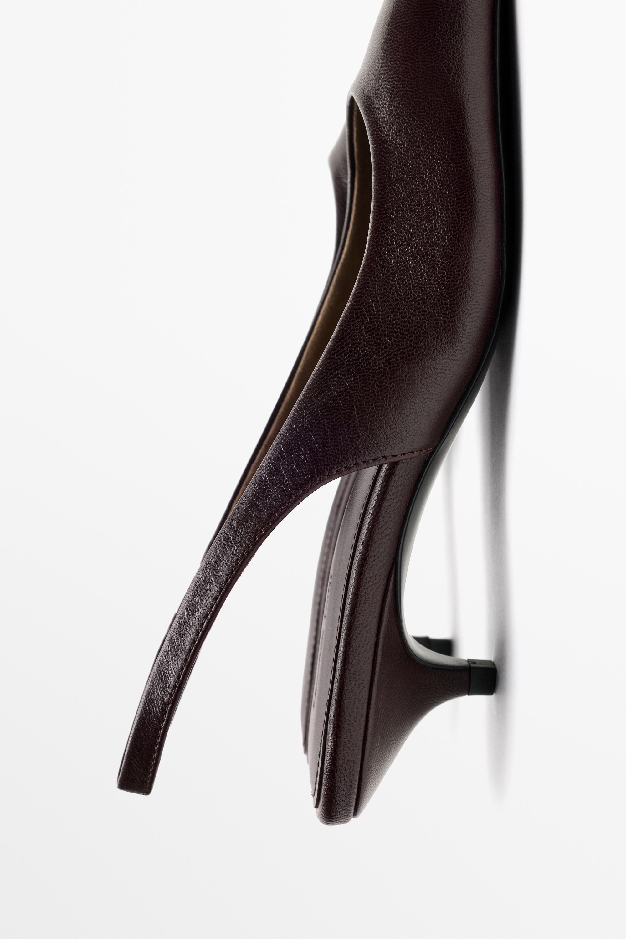 Chaussure à talon ouvert