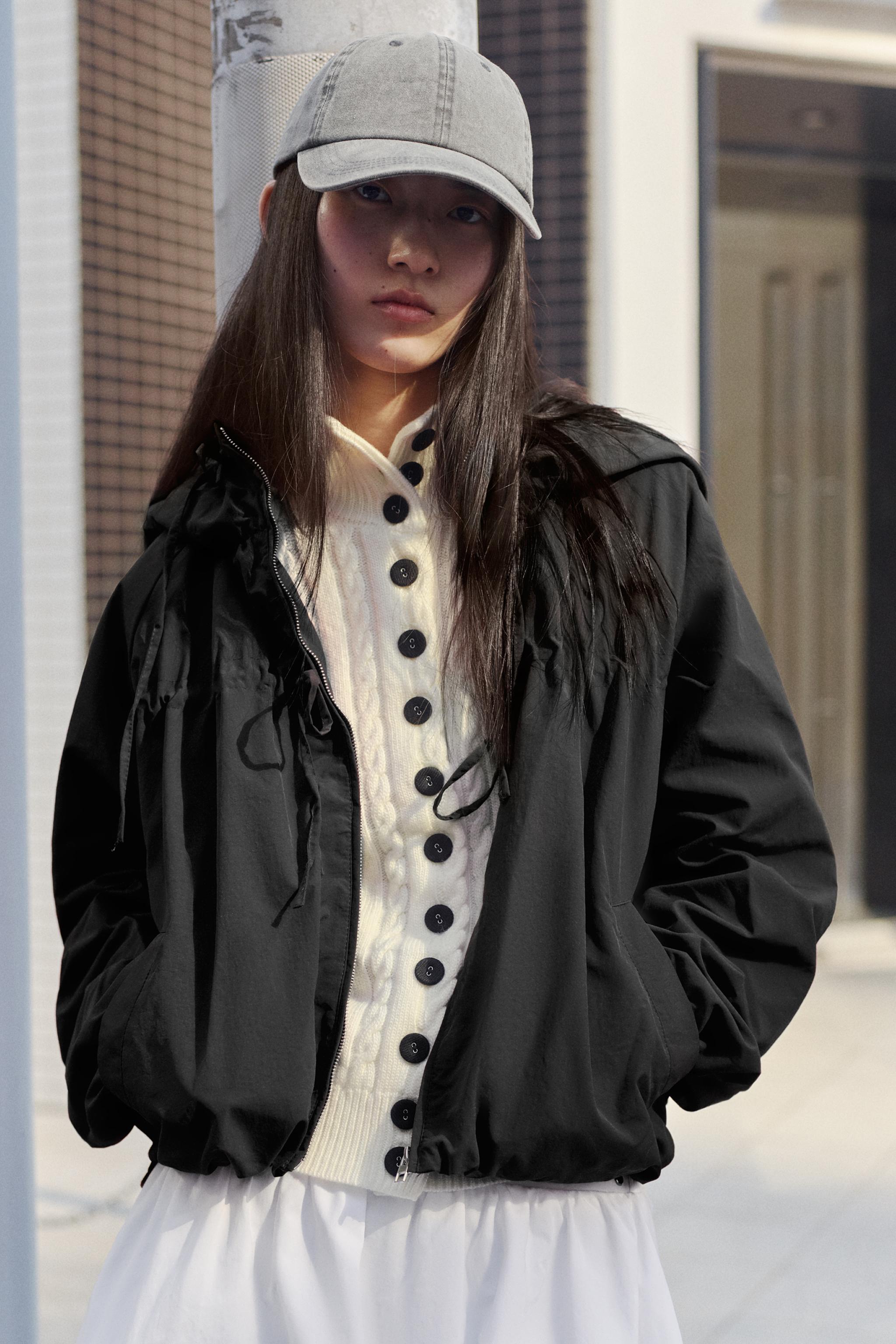 ドローストリング入りジャケット - ブラック | ZARA Japan / 日本