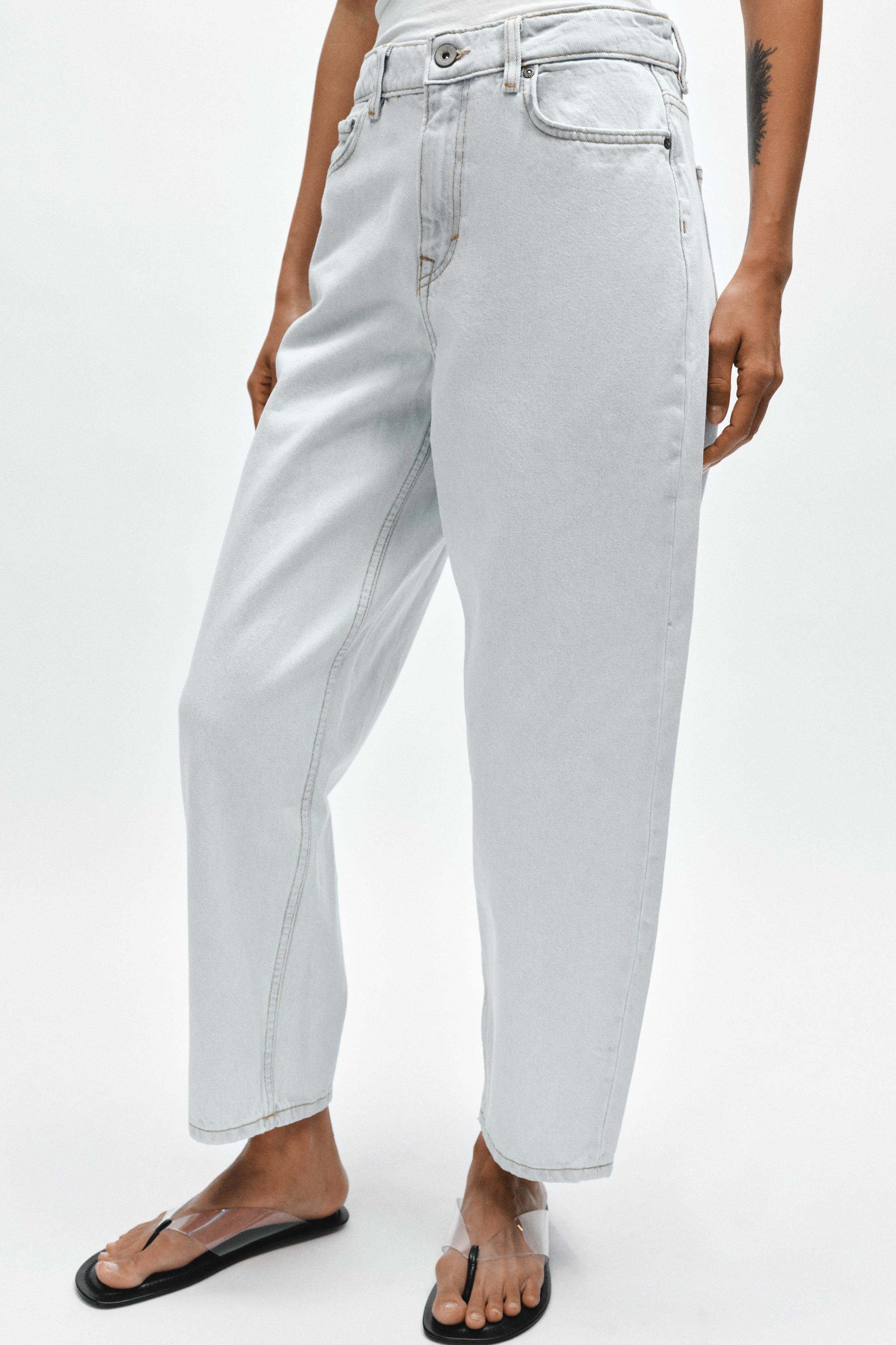 ZW COLLECTION TAPERED MID-RISE JEANS