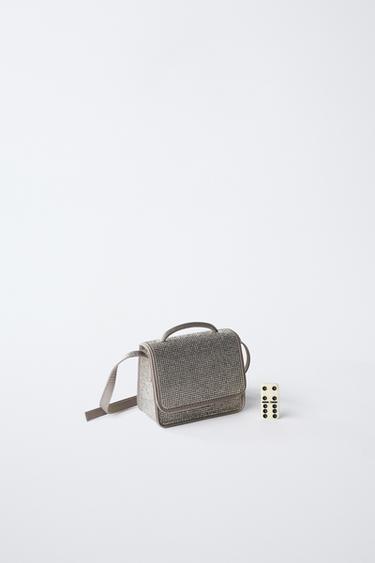 SHINY CROSSBODY BAG - Silver by Zara - Image 5