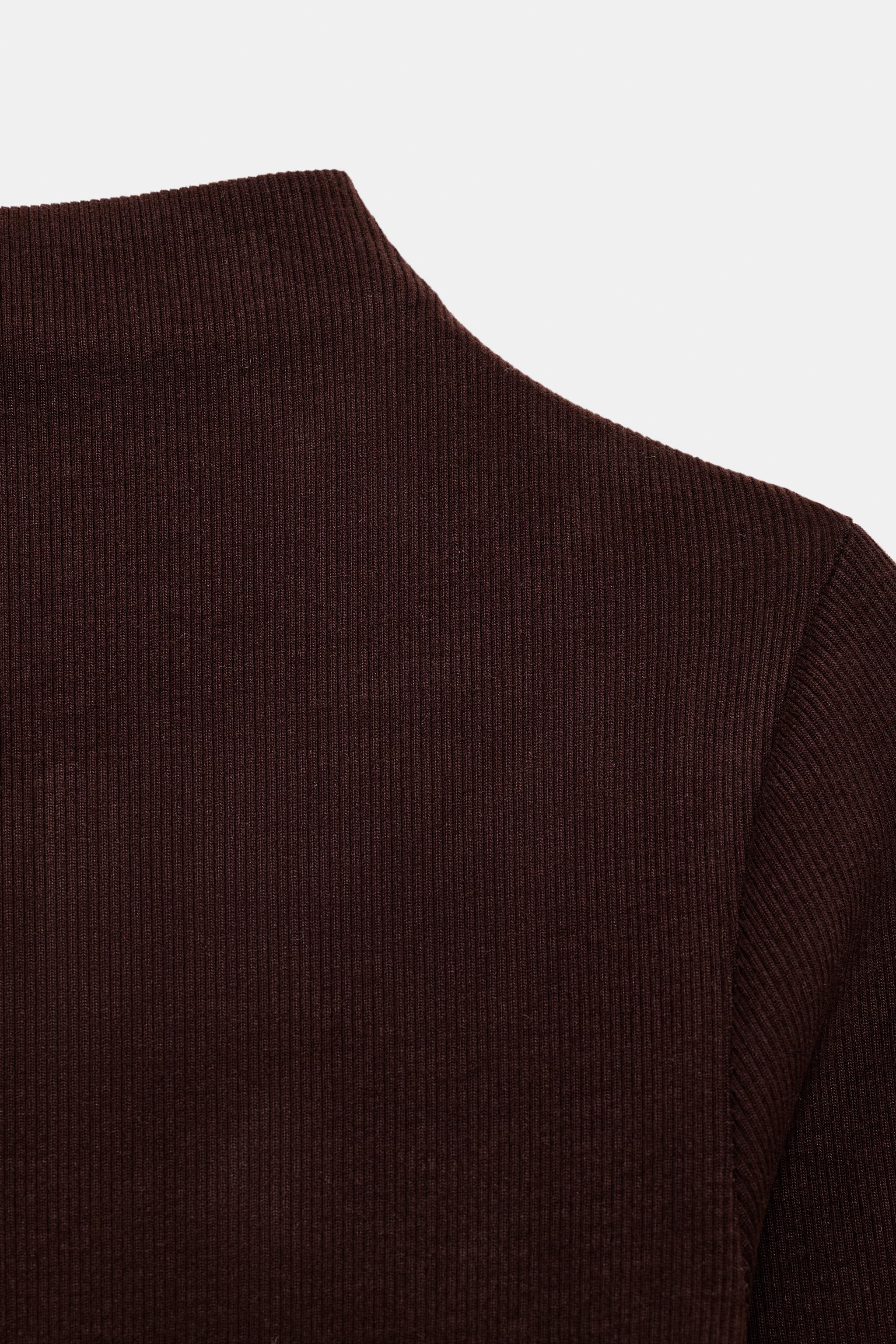 ROBE MI-LONGUE CÔTELÉE