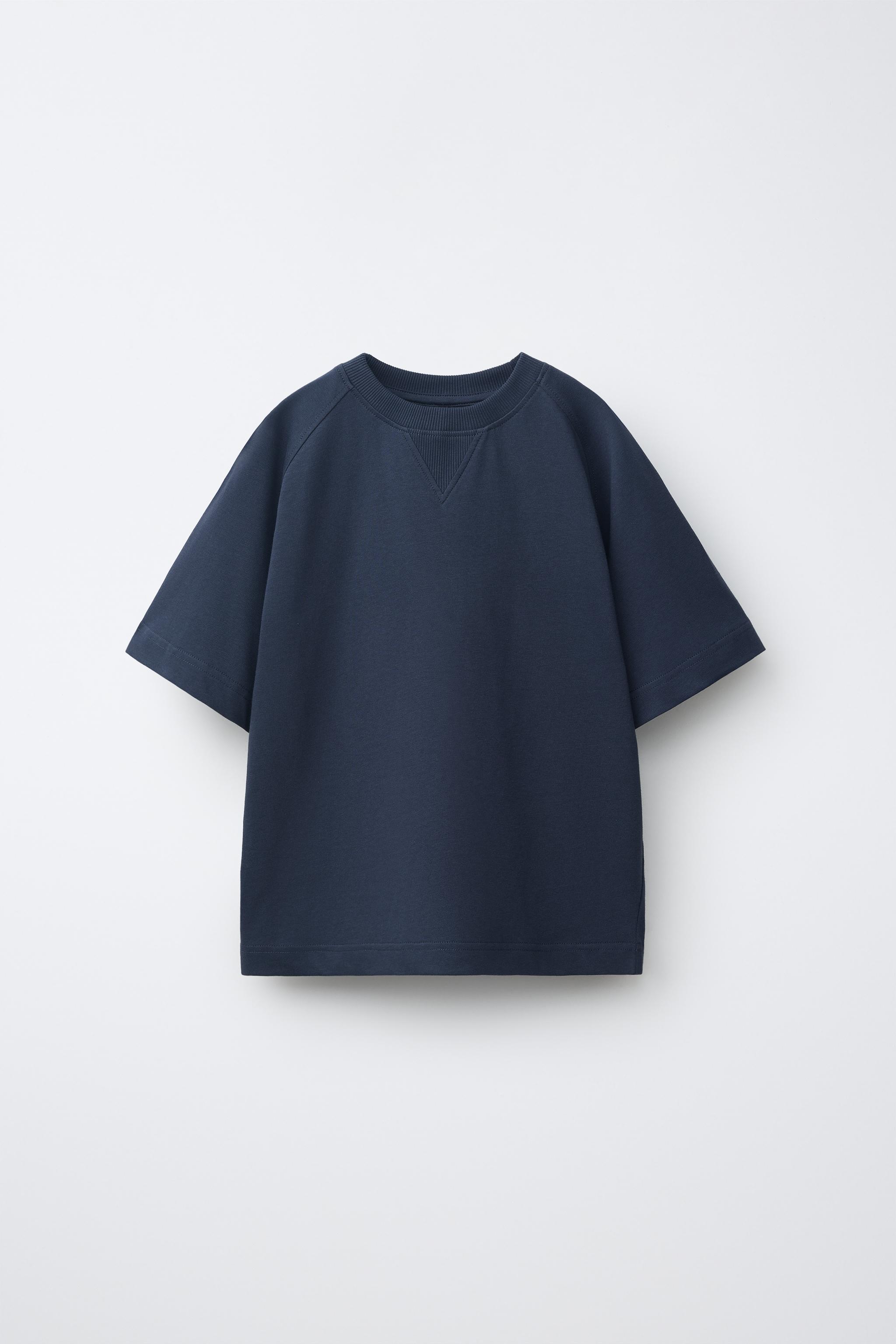 T-SHIRT AND SHORTS SET - Navy blue | ZARA United States