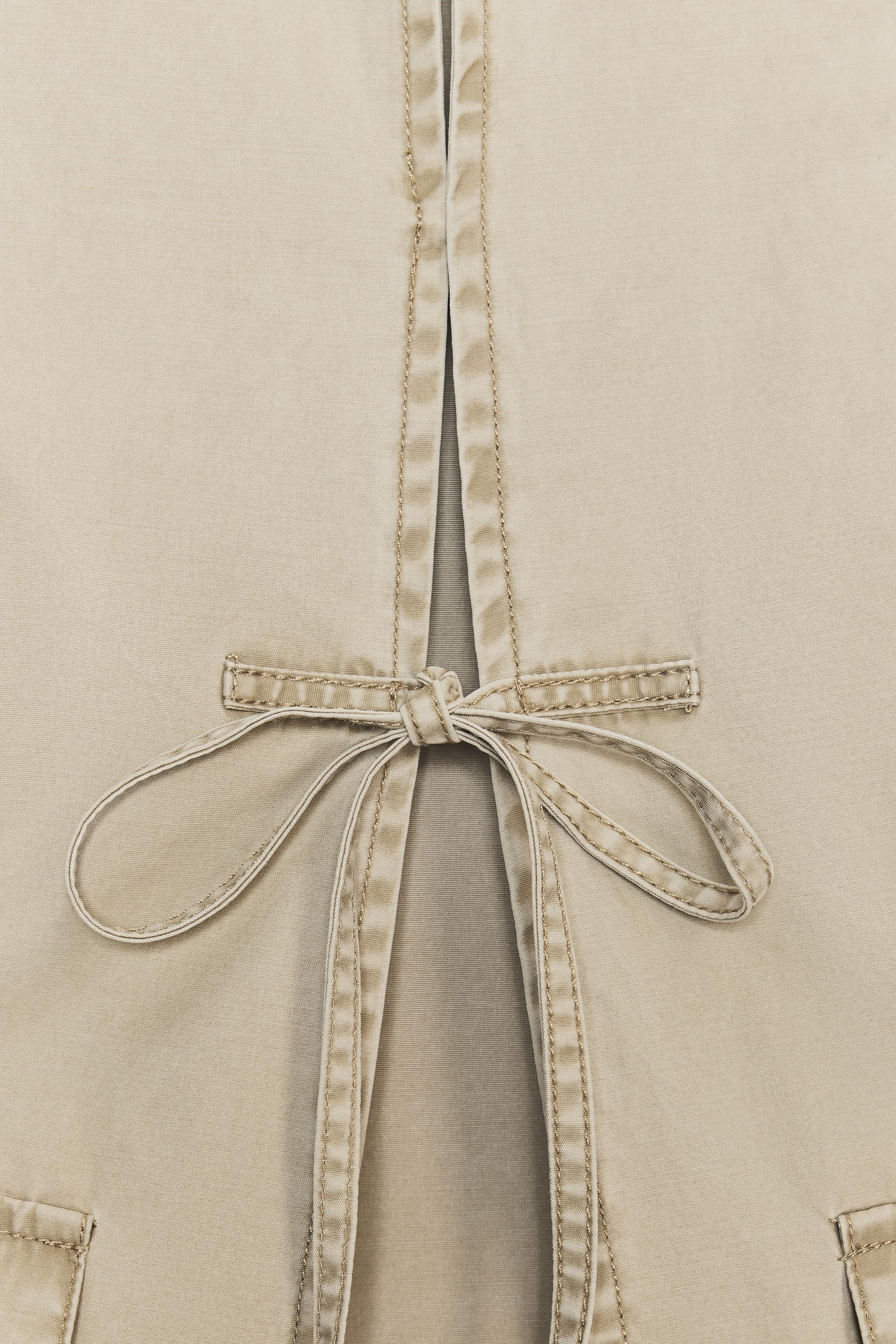 WASHED EFFECT TOP VEST