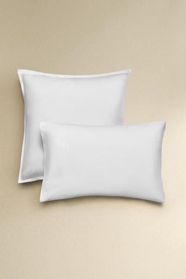 OVERLOCK PILLOWCASE - White by Zara