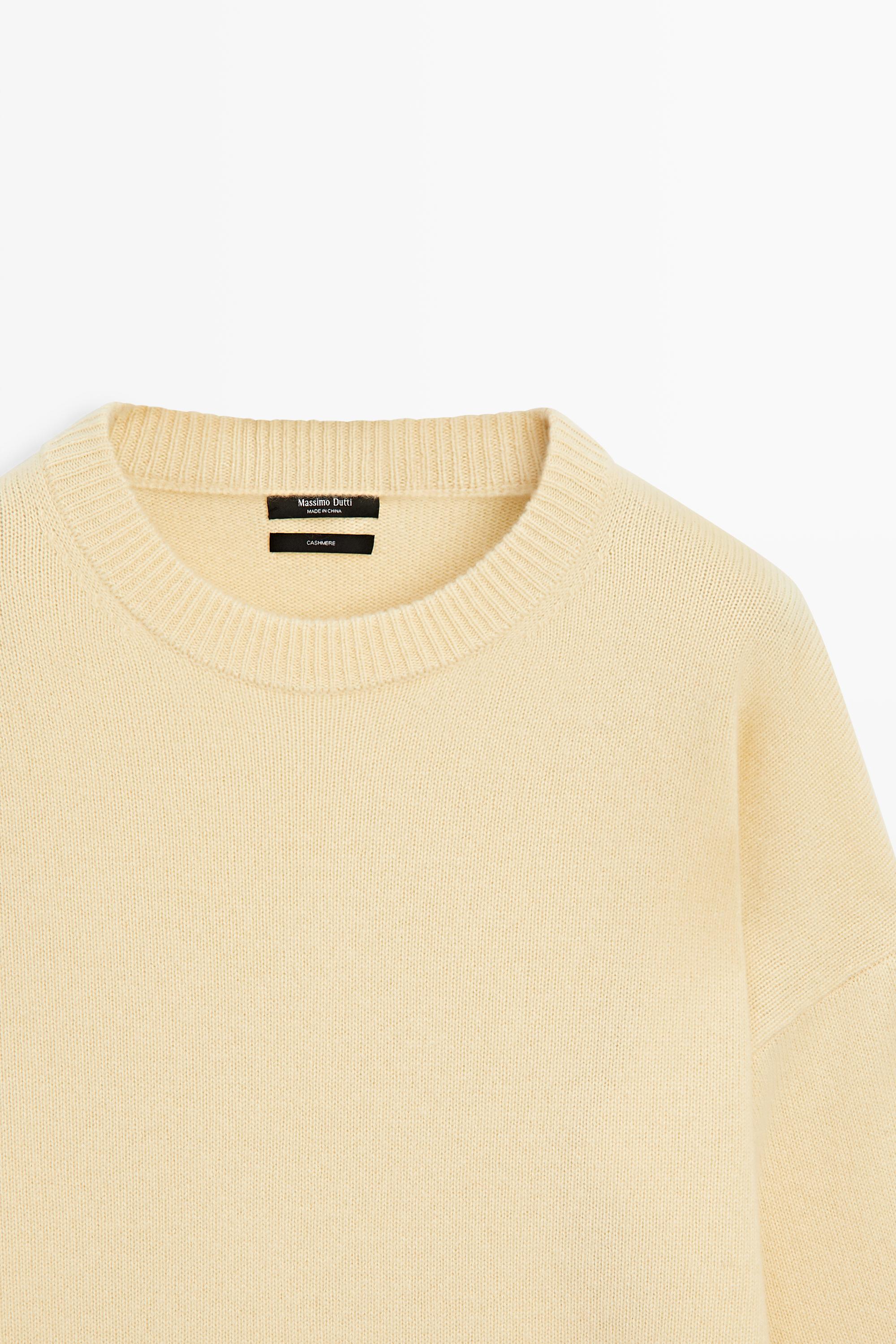 Pull oversize en maille 100 % cachemire