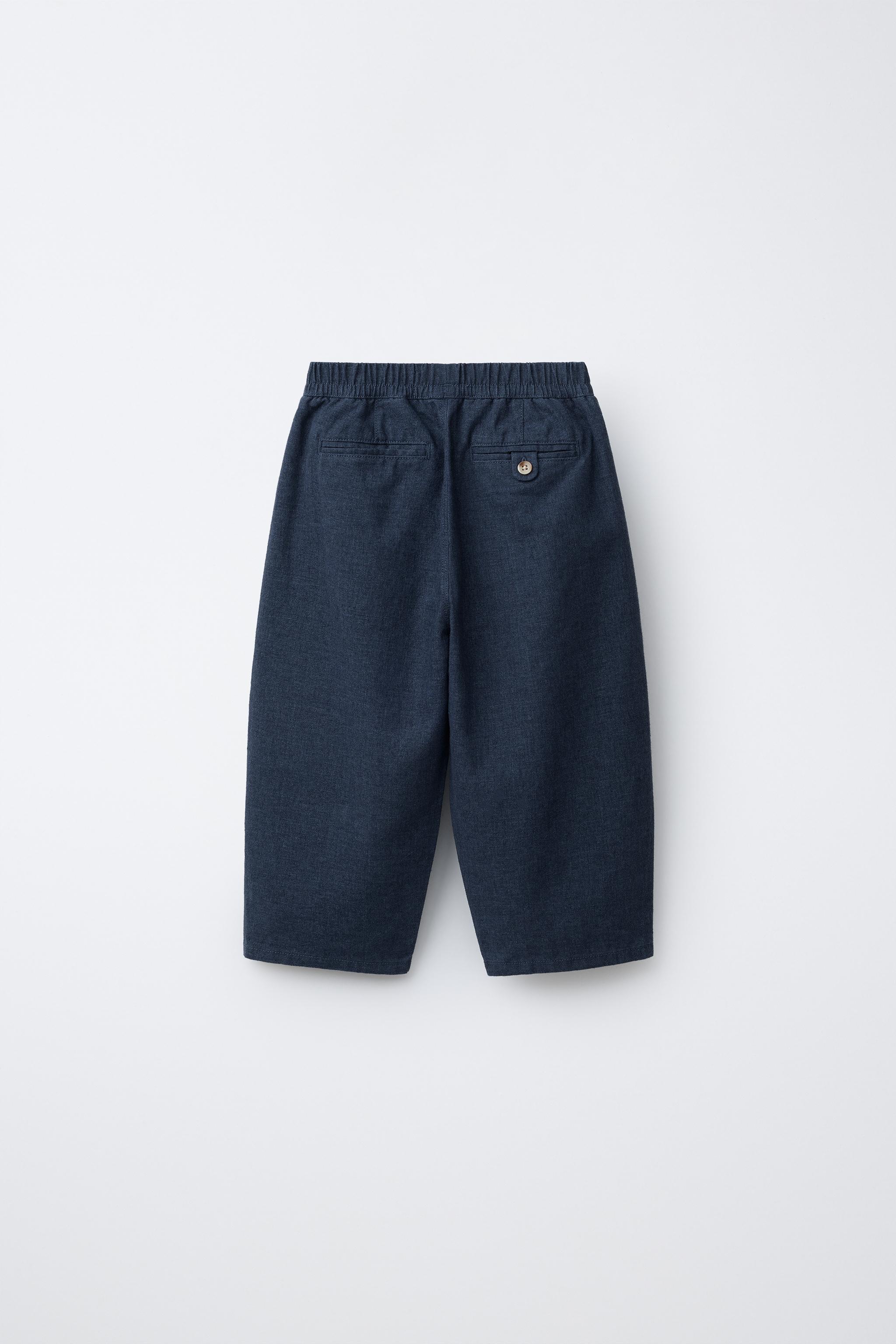 LINEN BALLOON PANTS
