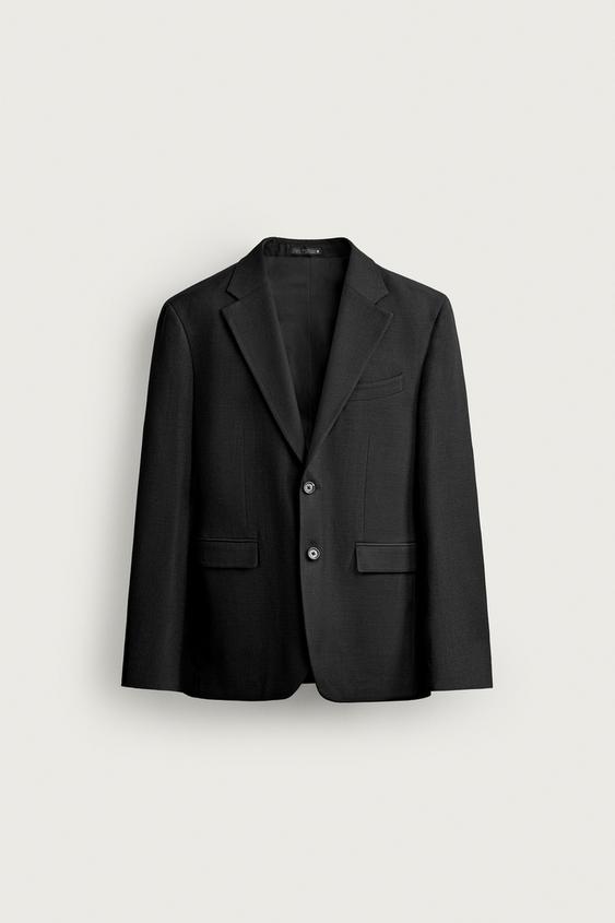 COMFORT SUIT BLAZER - Anthracite grey by Zara - Image 0