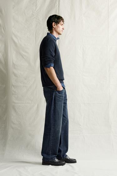 JEAN BAGGY COURT - Bleu indigo de Zara - Image 3