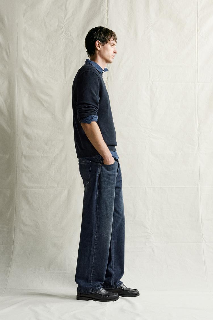 Jeans holgados de corte cropped 4