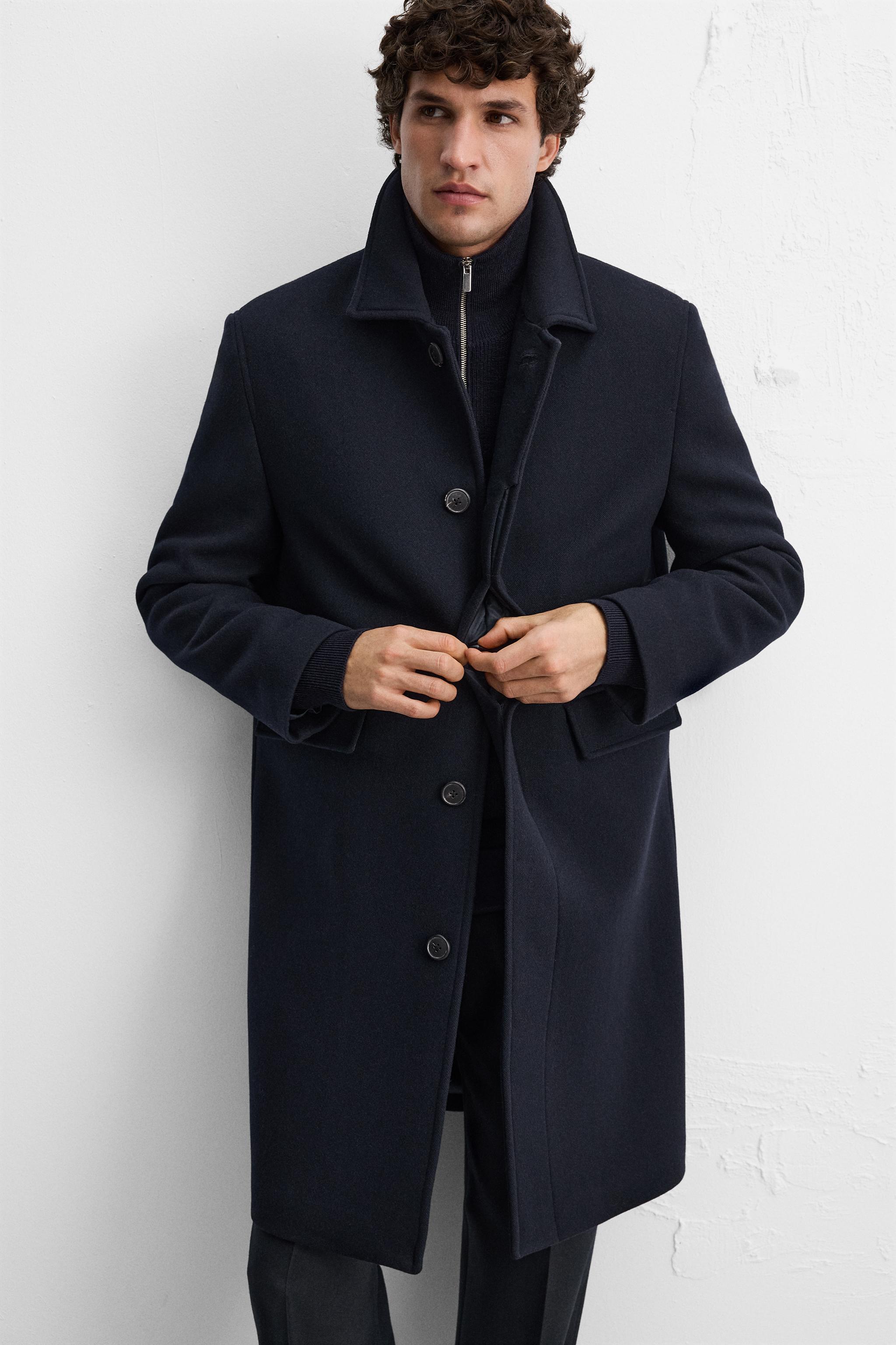 Men’s outlet Zara peacoat