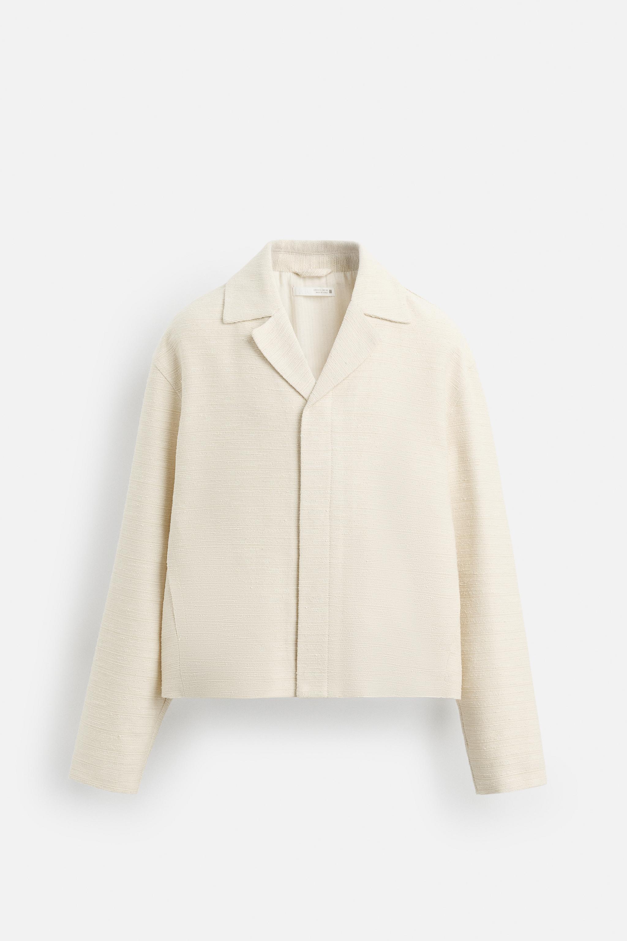 テクスチャーシャツジャケット テクスチャーシャツジャケット - ベージュブラウン | ZARA Japan
