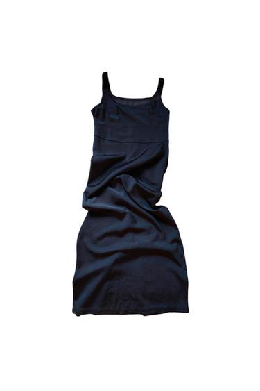 ROBE MI LONGUE MOULANTE NOIRE