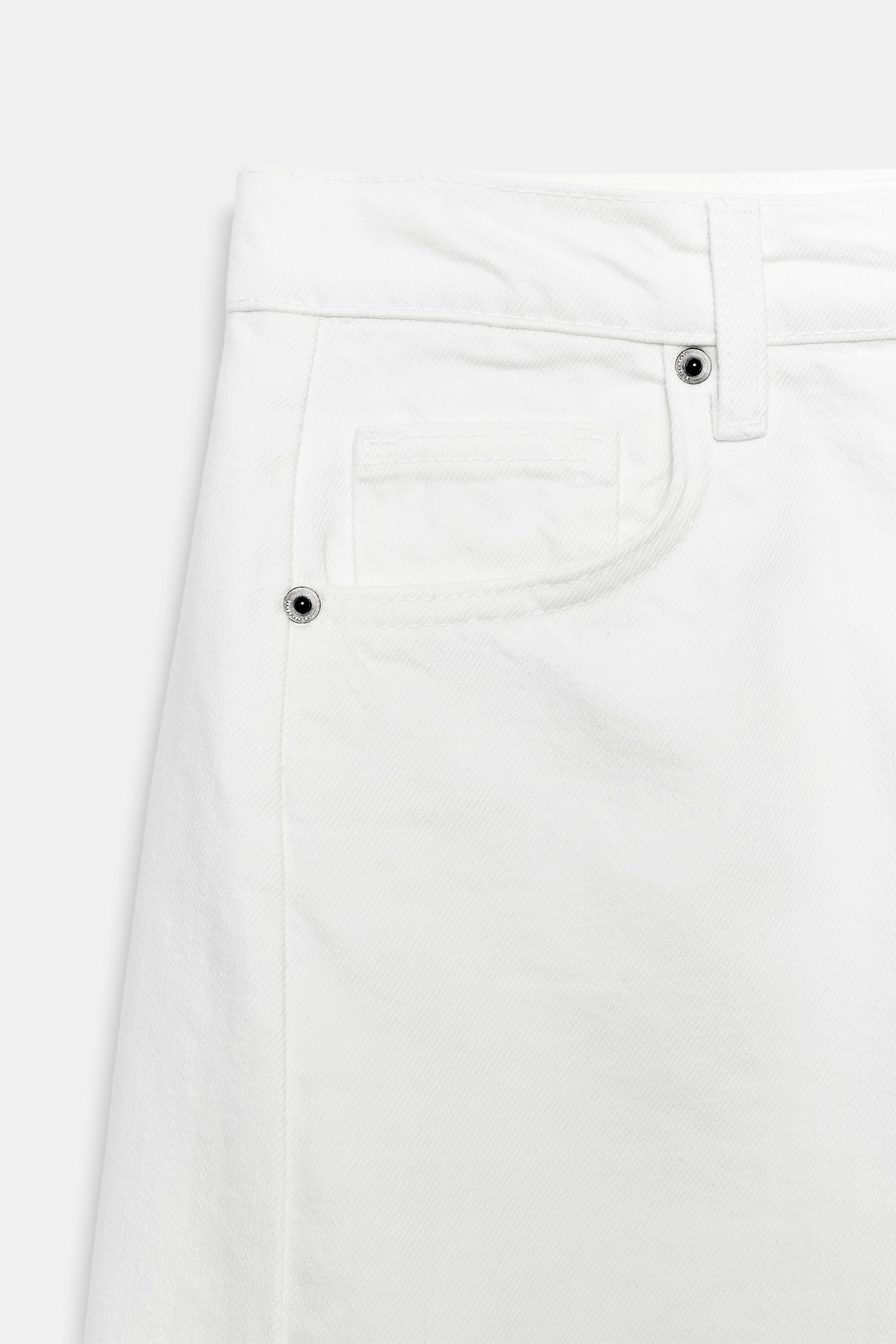 ZW COLLECTION MID-RISE RELAXED DENIM BERMUDA SHORTS - thumbnail 3
