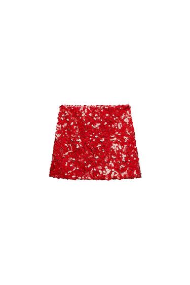 FALDA CORTA LENTEJUELAS ZW COLLECTION