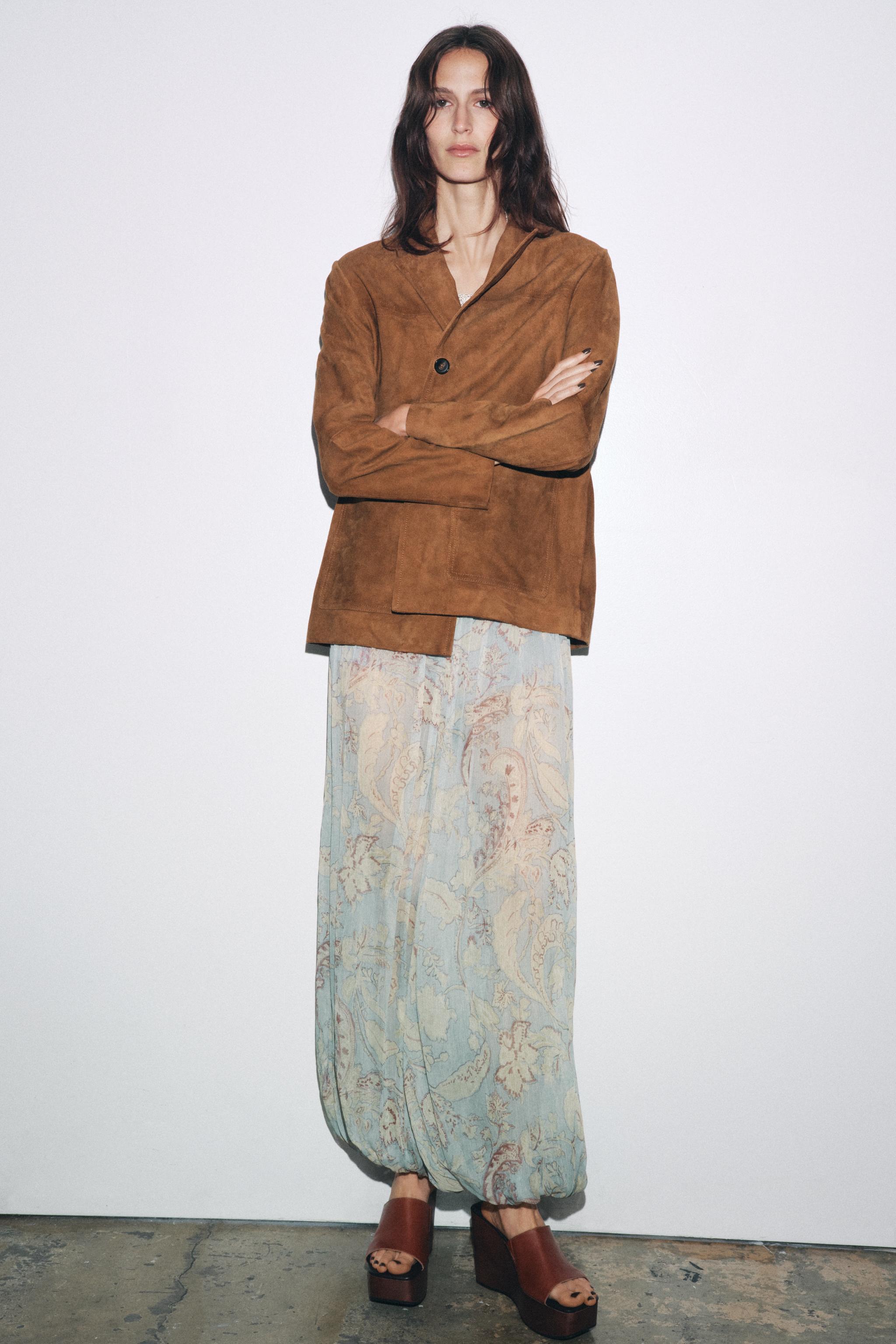 ZW COLLECTION FLORAL PUFF PANTS