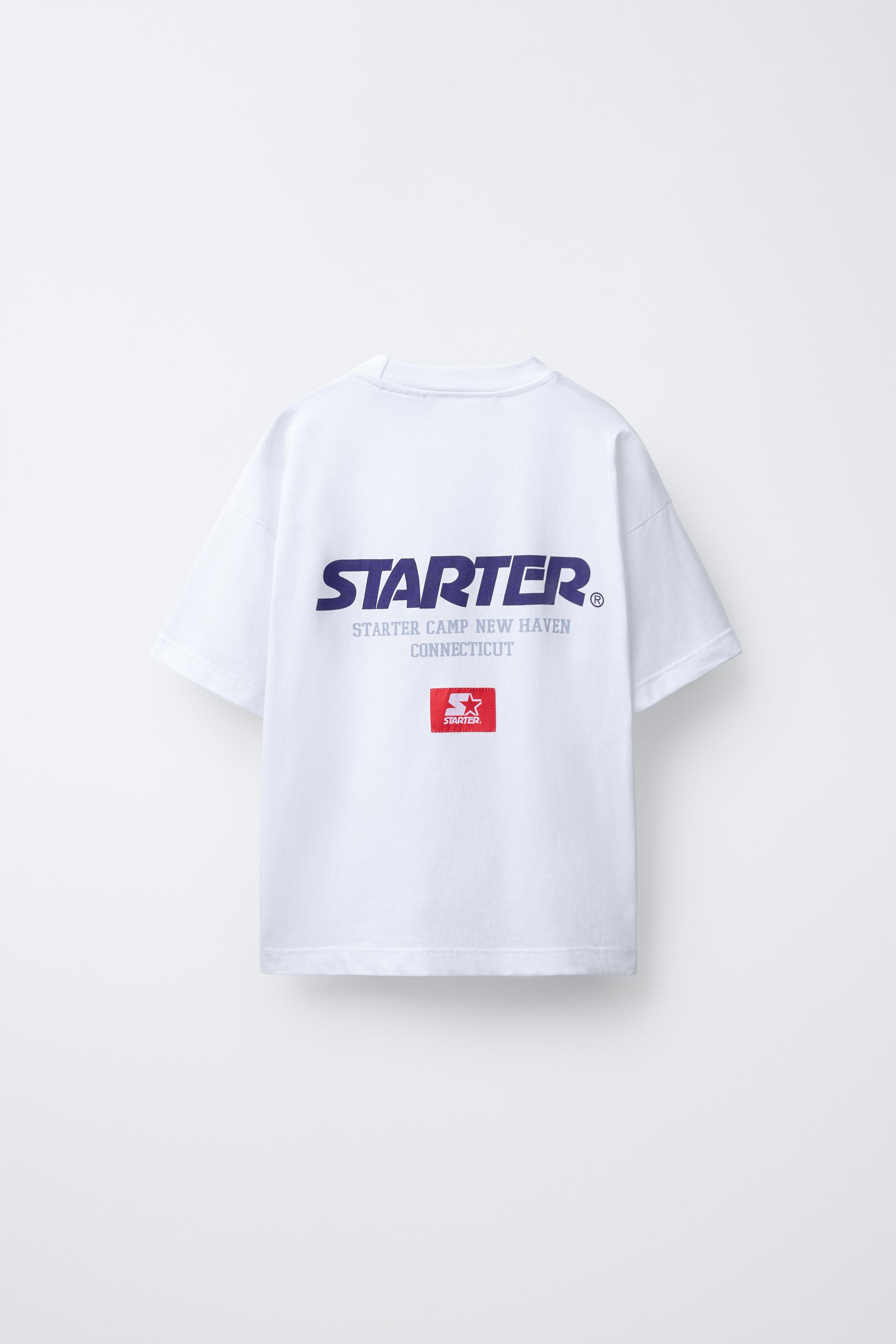 STARTER ®ラベル付きTシャツ - ホワイト | ZARA Japan / 日本