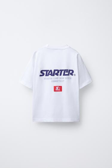 T-SHIRT MIT STARTER ®-ETIKETT - Weiß von Zara