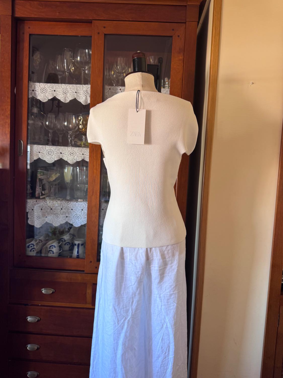 KNIT BOAT NECK TOP - Image 3