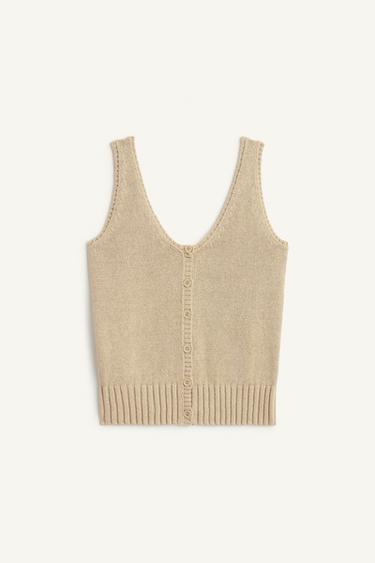 KNT VST - أخضر فاتح الخاص بـ Zara