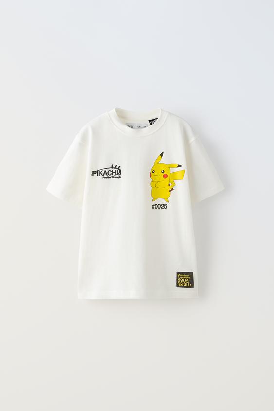 T-shirt Pokemon Pikachu - Be Your Own Hero - Homme - Blanc - Taille XL - 100% Coton
