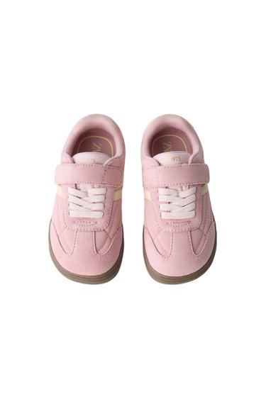 CONTRAST BAREFOOT SNEAKERS — Pink 2